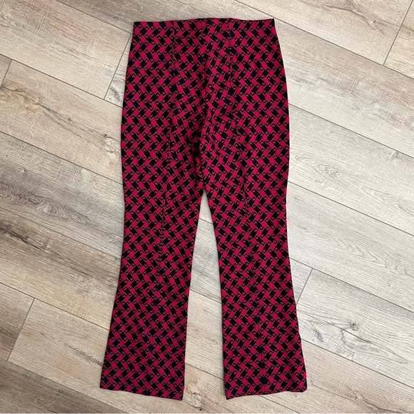 Anthropologie Maeve Margot Kick Flare Cropped Pants Size S - Picture 3 of 8